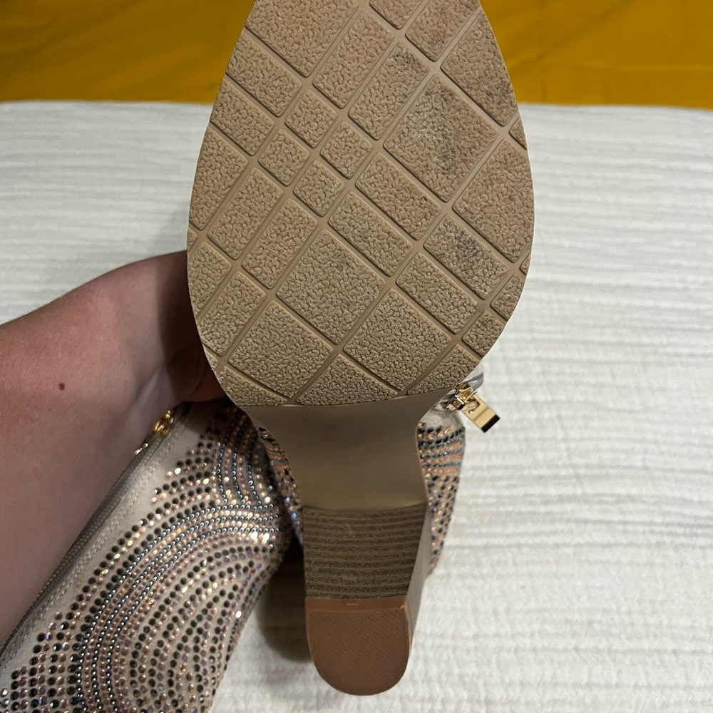Beacon Tan Heeled Boots